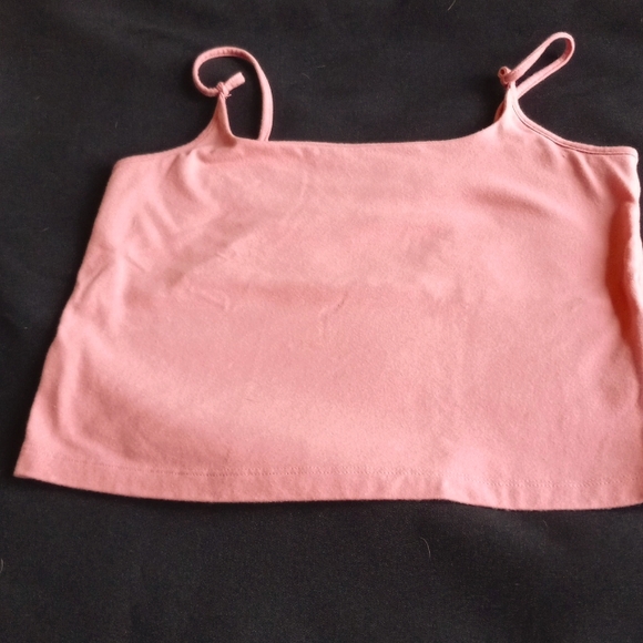 Pack of three two cropped one short summer tops green pink and coral s/m - Picture 5 of 8